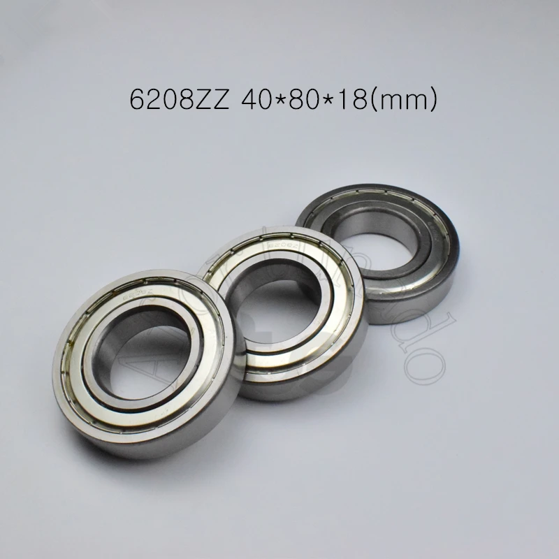 

6208ZZ 40*80*18(mm) 1Piece bearings ABEC-5 metal sealing bearings 6208 6208Z chrome steel deep groove bearing