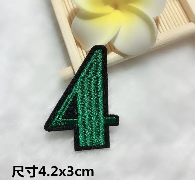 nunber iron on patches for kids 6