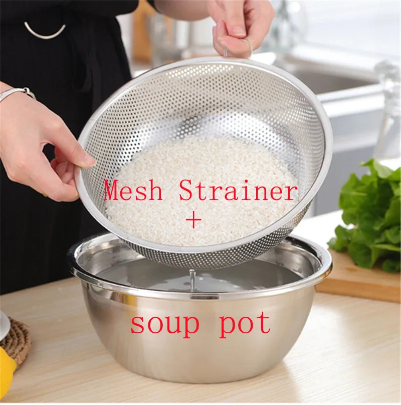 Buy 304 Stainless Steel Strainer Vegetables Food