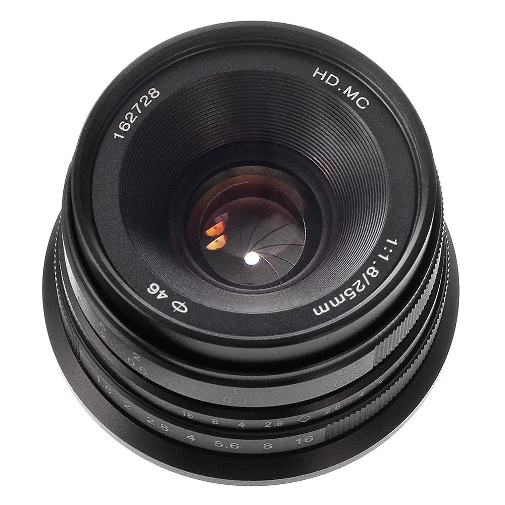 25 мм F/1,8 объектив с фиксированным фокусным расстоянием ручная фокусировка металлическая пленка для ЖК-дисплея с подсветкой Fujifilm Fuji X Крепление X-H1 X-E3 X-E2S X-A10/A20 X-T1/T10 X-Pro1/Pro2
