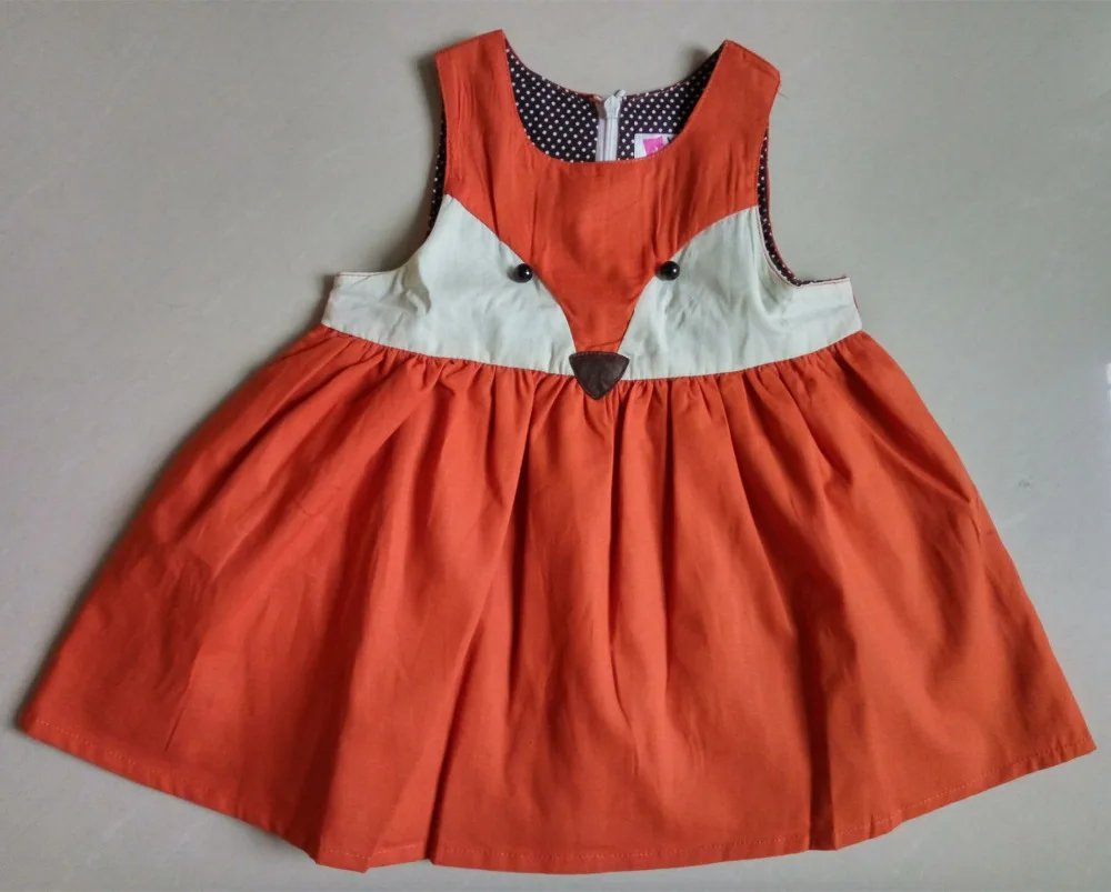 2017 Spring Sweet Toddler Baby Girl Fox Style Ruffles Casual Fashion