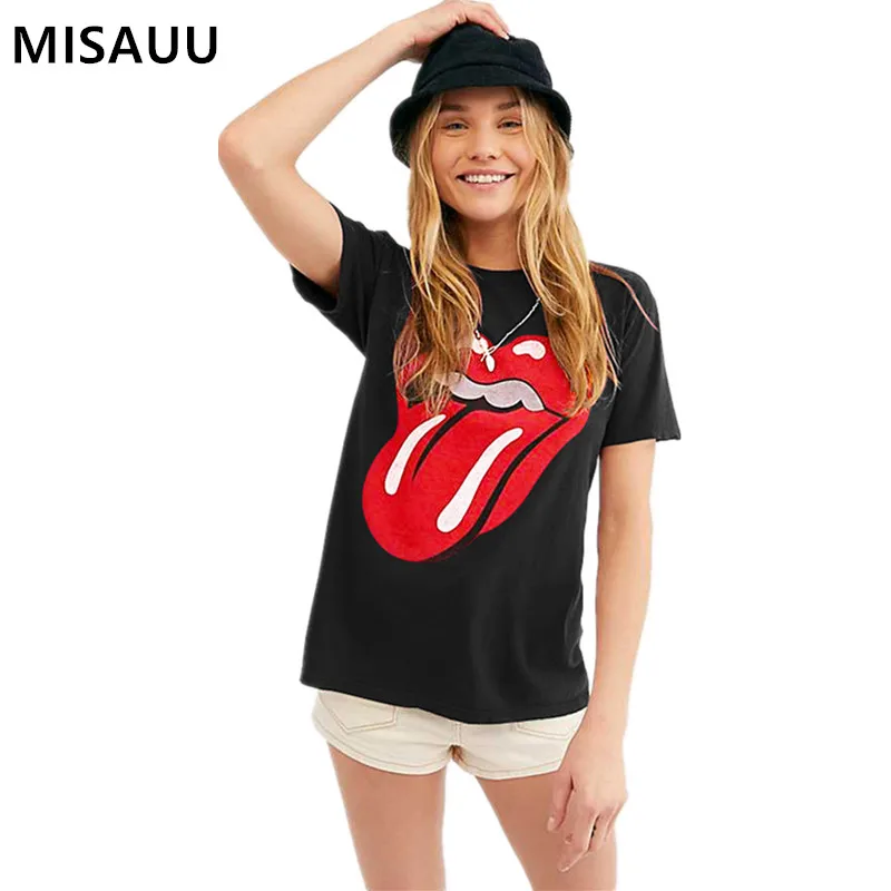 

Women T-shirts Casual Harajuku Mouth Printed Tops Tee Summer Female T shirt Short Sleeve T shirt For Women Clothing Plus Size