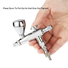 KKmoon мини аэрограф для макияжа 0,3 мм 5+ 13cc одиночное действие триггер распыление для украшения торта модель лица макияж спрей воздушная кисть