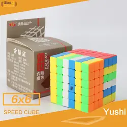 Yongjun Yushi 6x6 6 слоев куб головоломка 6x6x6 Stickerless начинающим Развивающие игрушки для малыш конкурс обучения Образование
