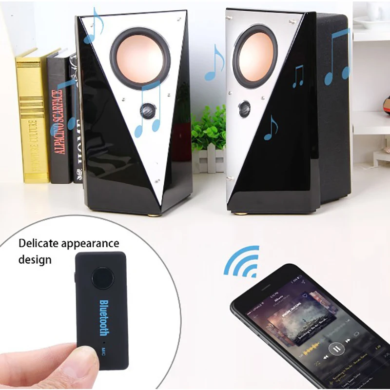 Портативный беспроводной адаптер 3 5 мм AUX аудио стерео универсальный Bluetooth