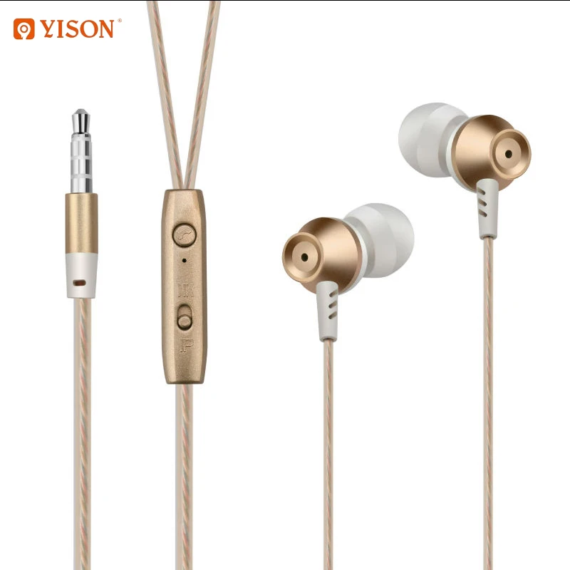 A119 Wired Gold In Ear Earphone 3.5mm Fashion Perfume Girls Earphone