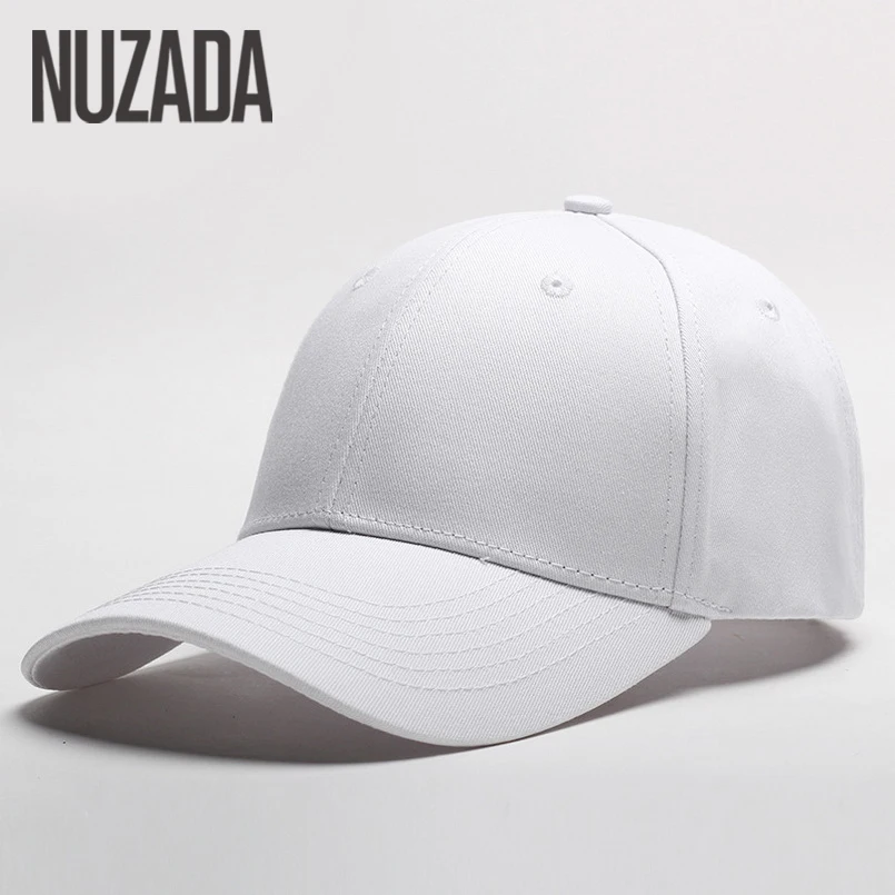 Brand NUZADA Simple Classic Men Women Baseball Cap Bone 6 Colors Spring Summer Autumn Caps Cotton Adjustable Snapback Hats