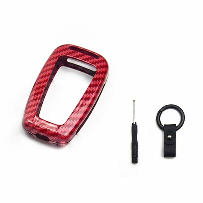 

For Toyota Camry 2018 Red Car 1*Key Cover (key Not Included)+1*Screwdriver