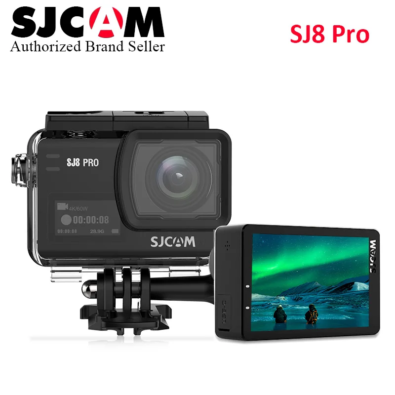 

Original SJCAM SJ8 Pro 4K 60fps Action Camera Ambarella H22Chipset EIS Stablization Touch Screen 8x Digital Zoom Remote Sport DV