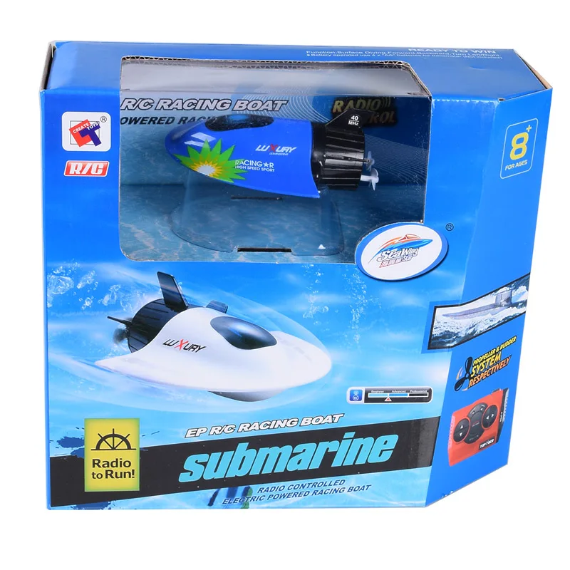 Create Toys Sea Wing Star 3314 3CH 27/40Mhz Mini RC Submarine Remote Control Electronic Toy