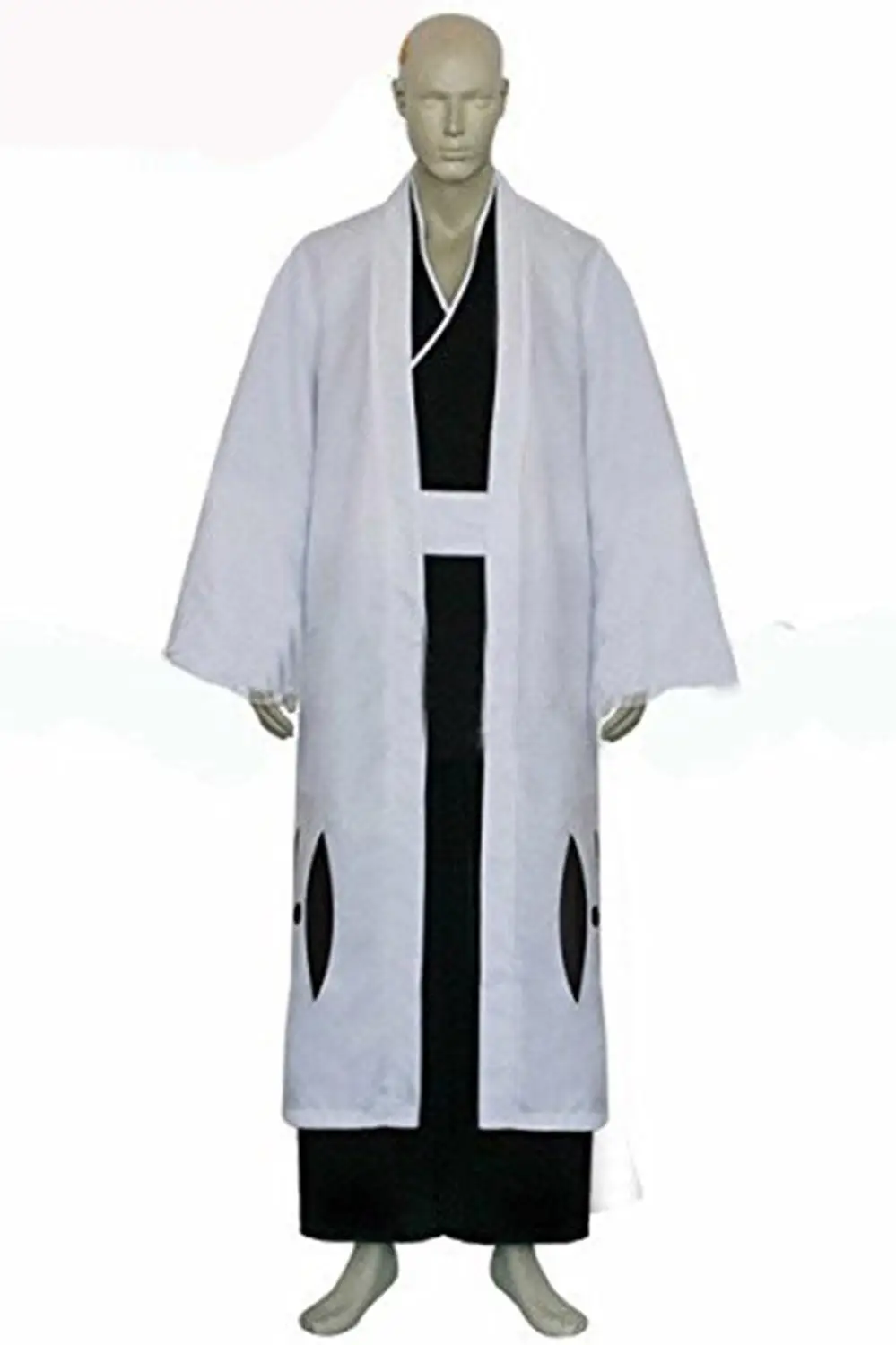 Bleach Kuchiki Byakuya кимоно для косплея белое Мужское пальто наряд полный комплект