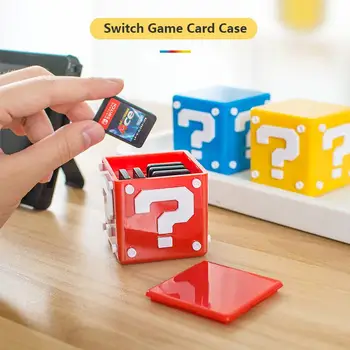 

For Nintend Switch Game Cards Case Shockproof Hard Shell Storage Box for Holding 8 Game Cards 4 TF Cards For NS Game Accessories