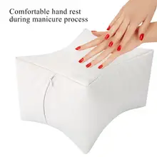 Дизайн ногтей настольная подушка для рук и ног мягкая подушка для рук PU Подушка для рук Подушка для салона маникюра подушка для ухода за ногтями Белый Удобный инструмент