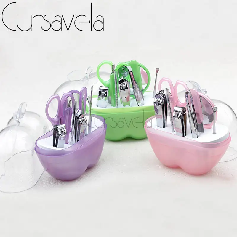 Cursavela Apple Nail Tool Set Beauty Art Manicure Kit Small Makeup