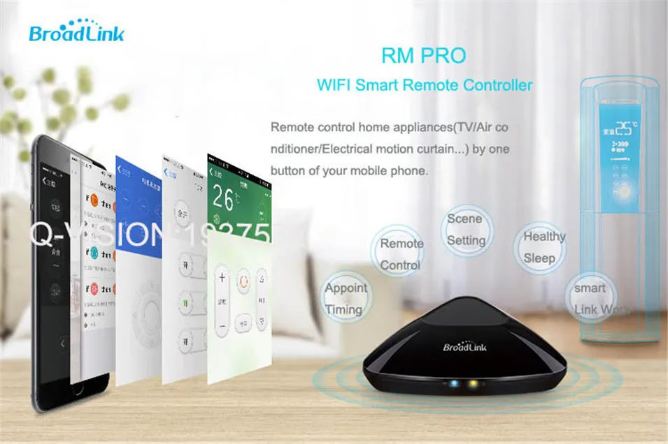 Broadlink RM2 RM PRO RM Mini3 Автоматизация умного дома, Универсальный Интеллектуальный контроллер, wifi+ IR+ RF переключатель дистанционного управления с помощью смарт-приложения