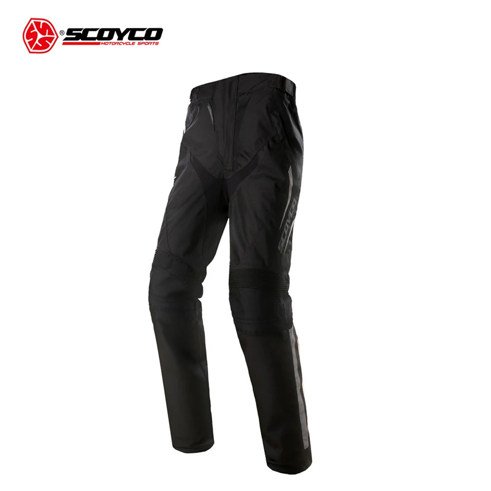 

SCOYCO Pantalon Moto Men's Motocross Pants Off-Road Racing Pants Casual Pants With CE Kneepad Moto Pants Black M-XXXL