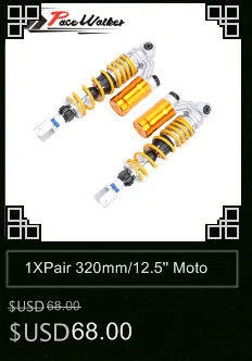 1xpair 320 мм/12.5 ''мотоцикл изменение отрегулировать демпфирования азота амортизаторы задней подвески для скутера bws все