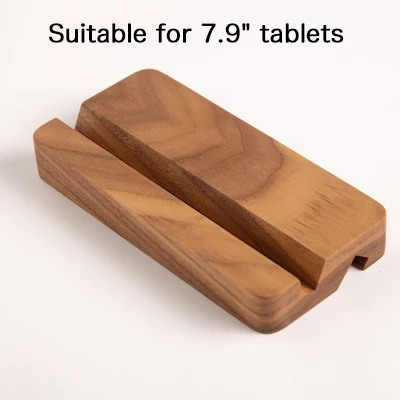 Desktop Mobile Phone Berdiri Kantor Pemegang Kayu Solid Red Oak Berdiri Kantor Pemegang Kayu Solid