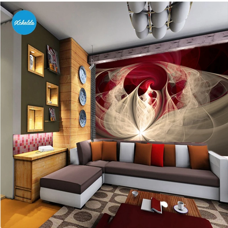 Mural 3D Wallpapers Custom Wall Murals Painting Abstract Floral Design Background Bedroom Living Room Papel De Parede
