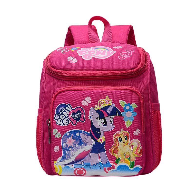 

2019 new my little pony cartoon backpack kindergarten bag boys girls gift bag children's bag