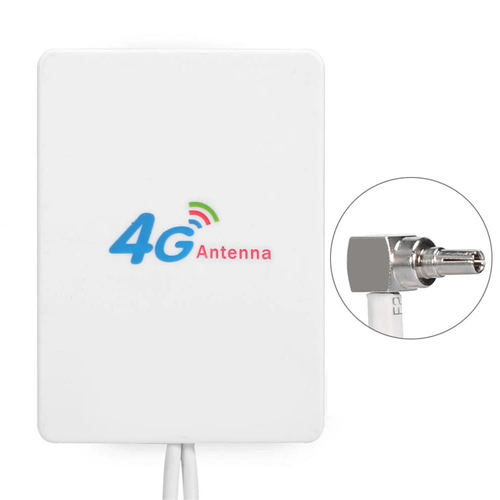 3g 4G LTE модем маршрутизатор Антенна 3 м провод 88dBi TS9 CRC9 SMA разъем 4 г LTE Антенна Панель двойной слайдер разъем - Цвет: CRC9