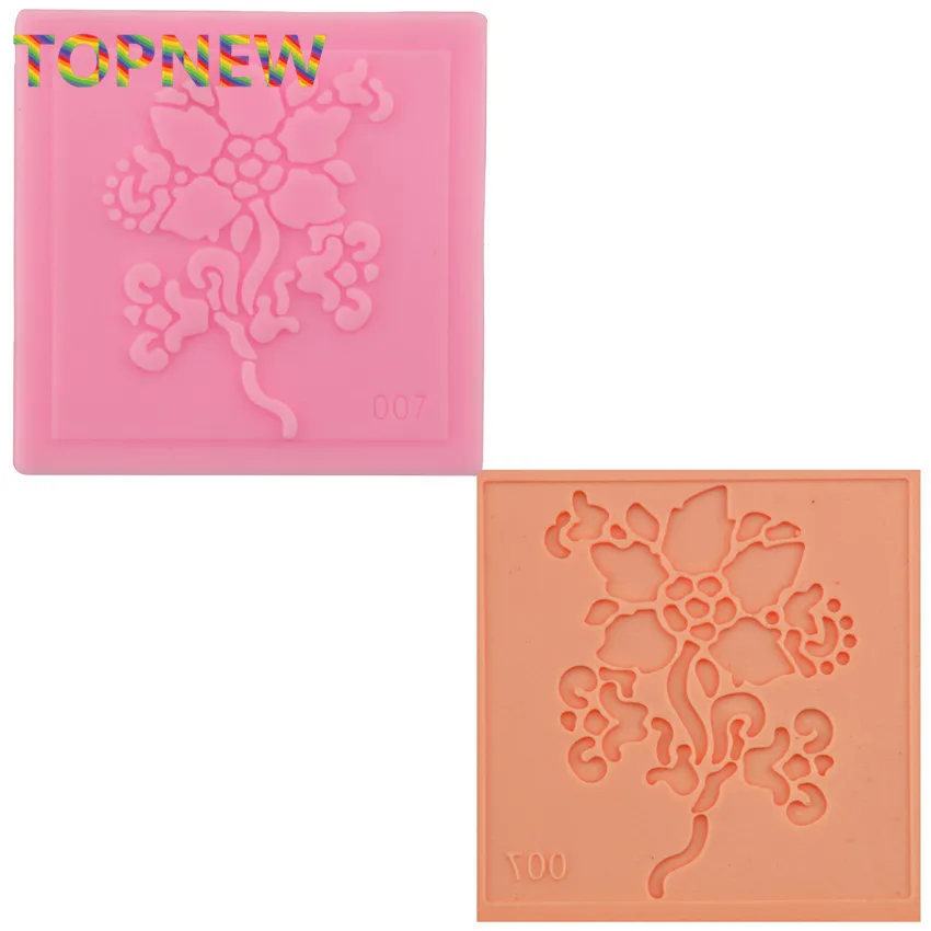 

Hot sell Silicone Impressing Mold Mat Fondant Cake Sugar Lace Flower Craft Decorate Tool 2162