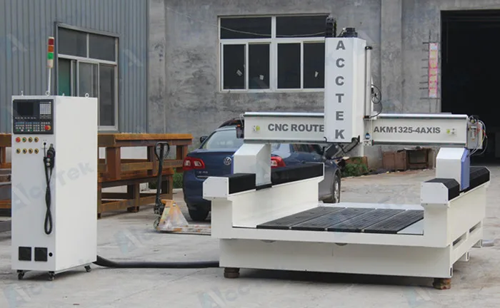 Промышленные cnc router машин оборудования 4 оси деревообрабатывающей фрезерный