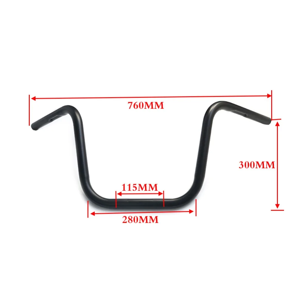 " 25 мм Мотокросс Мотоцикл Универсальный перетащите палка для рули для Harley круизер кастом Touring для CHOPPER захваты для боббера