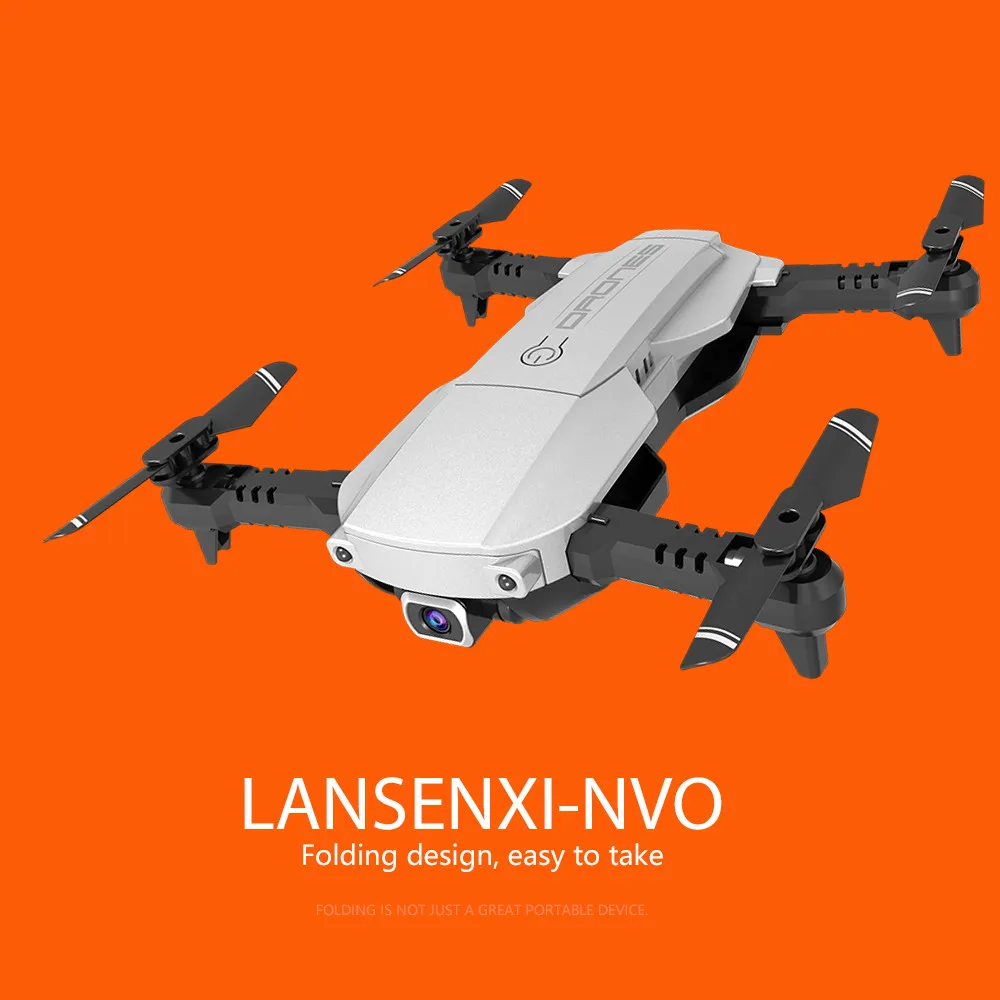 LANSENXI-NVO 2.4G WIFI FPV 4K Camera Wide-angle Foldable RC Drone Quadcopter novice operation RC Helicopter квадрокоптер игрушки