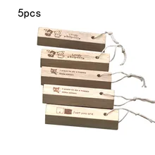 5 шт. дизайн с рисунком из мультфильма, деревянные полосы моли, репеллент от насекомых, Camphor, дерево, Battens, шкаф, борьба с вредителями, запах, предотвращает плесень