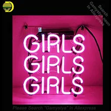 Пивная неоновая вывеска, розовая, для девочек, с прозрачной пластиковой доской, неоновые вывески, стеклянные трубки, неоновые лампы, вывеска, ручная работа, пивная знаковая вывеска 17x17"