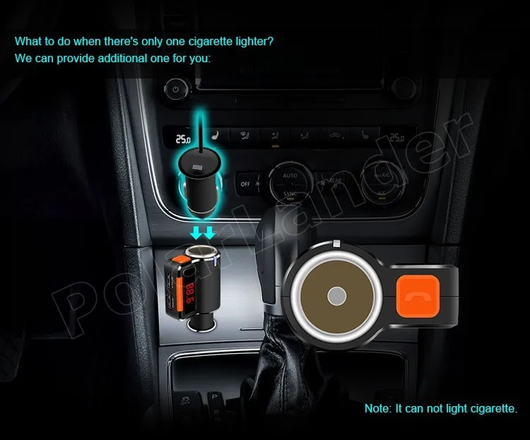 Беспроводной громкой связи Bluetooth Car Kit LED Экран mp3 аудио плеер A2DP Dual USB Автомобильное Зарядное устройство fm-передатчик