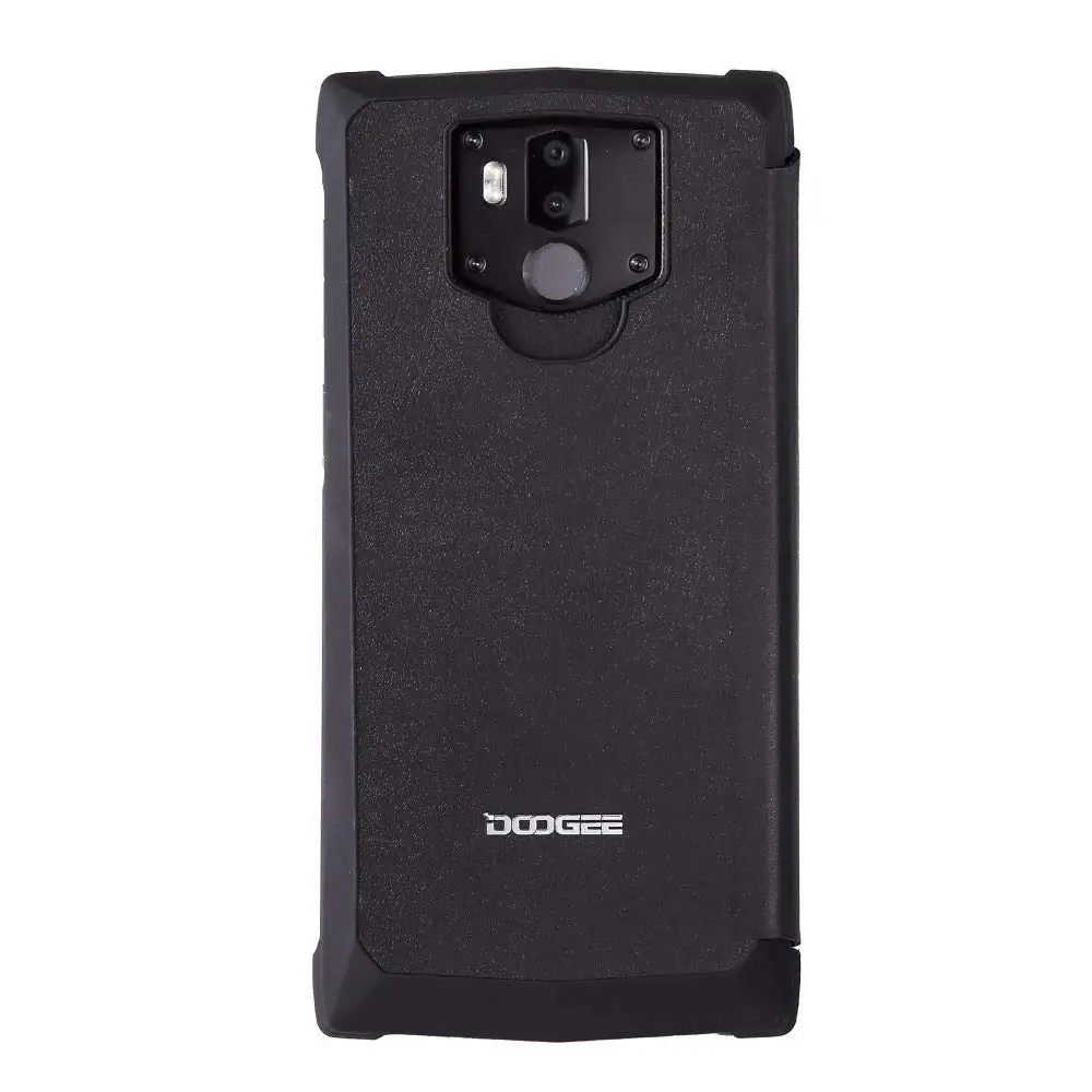 DOOGEE BL9000 кожаный чехол 2в1 с закаленным стеклом Защитная пленка для экрана официальный высококачественный откидной Чехол