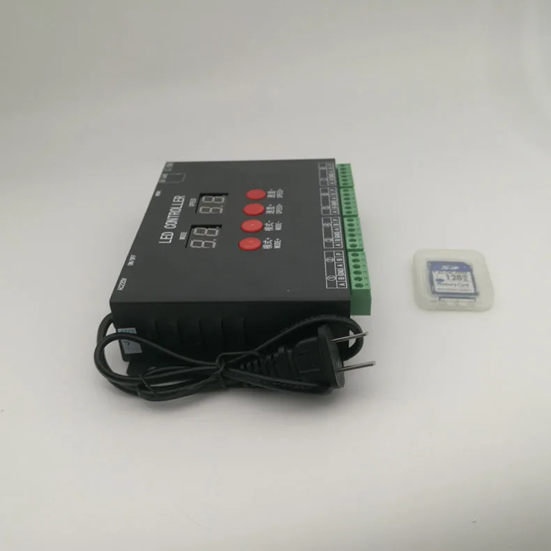 Оффлайн проигрыватель для DMX512 контроллере применяются для 4 порта и 8 порт для светодиодного контроллера, чтобы загрузить WS2811 возобновить от разрыва точки светодиодный пиксель