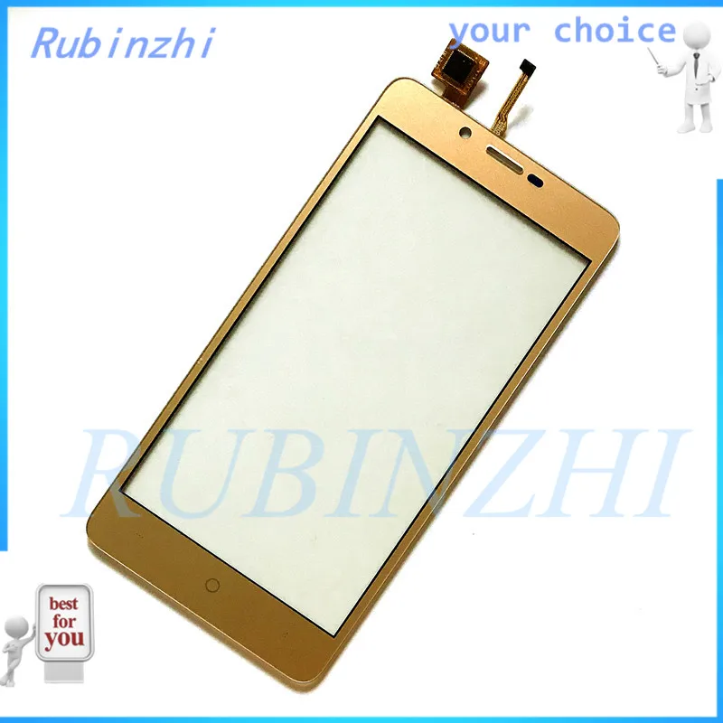 RUBINZHI лента для мобильного телефона сенсорная панель экран дигитайзер стеклянная панель Внешний объектив сенсор для Leagoo Kiicaa мощность сенсорный экран