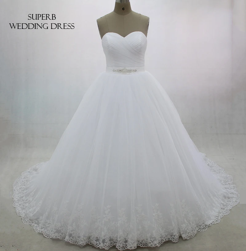 

Princess Wedding Dress Lace Up Back Bridal Gown Dresses For Bride Custom Made To Order Superbweddingdress