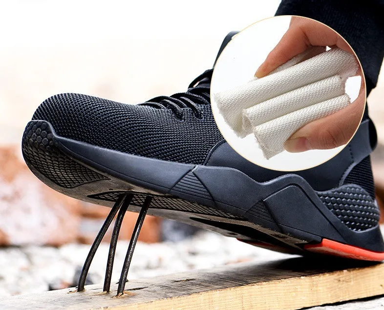 Billig Männer Stiefel Plus Größe 50 Arbeit Sicherheit Boot Im Freien Stahl Kappe Kappe Sicherheit Schuhe Camouflage Military Schuhe Männer Anti  piercing Armee Boot