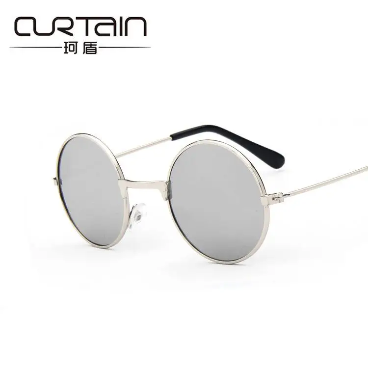 Curtain Baby Boy Girls Kid Sunglass Vintage Round Sun Glasses Uv 400