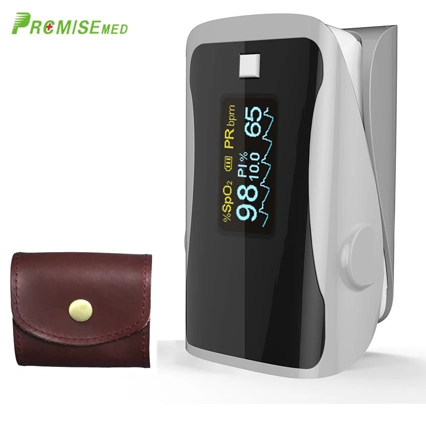 

PRCMISEMED Household Health Monitors Pulse Oximeters Finger Oxygen Fingertip Pulse Oximeter SPO2 Finger Oximetro-Sky Blue