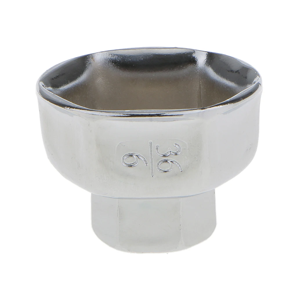 36mm-Stainless Steel Oil/Fuel Filter Wrench Cap Housing Removal Engine Tool 1/2'' Drive Universal For Cars