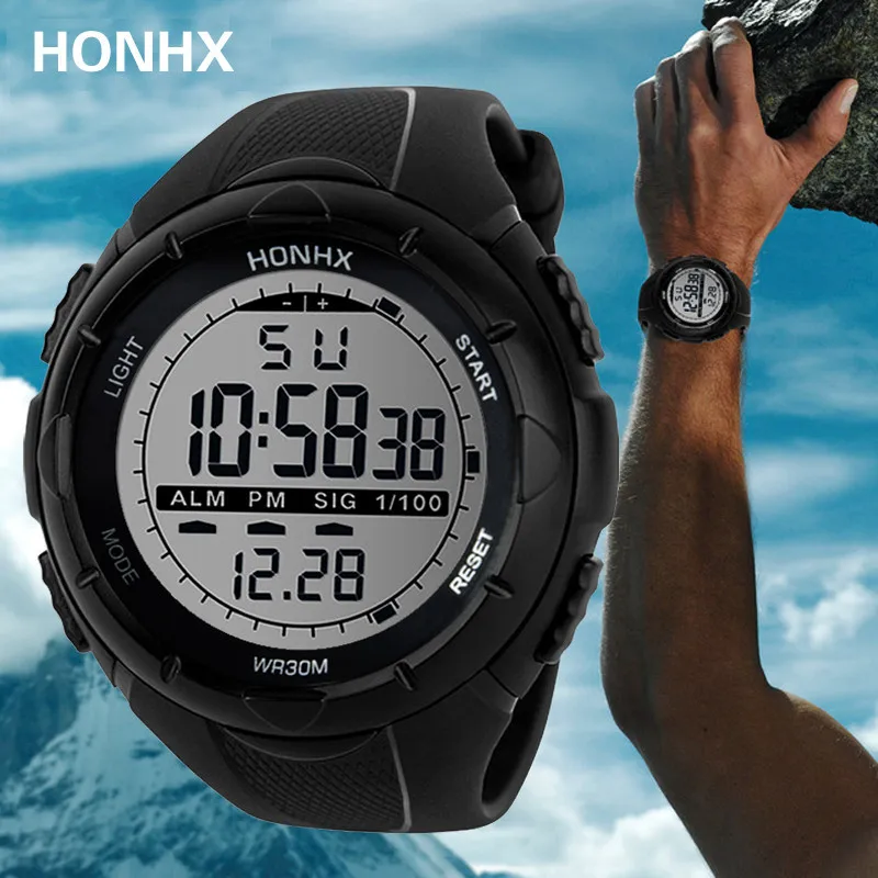 

Men Wrist Watch Luxury Analog Military Army Sport LED Waterproof Sports Watches Man Watch 2019 Digital Relogio Sport Masculino