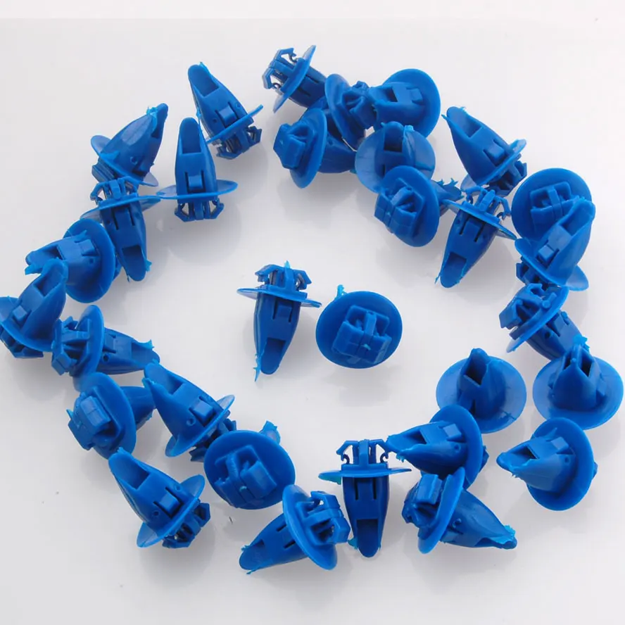 25pcs Blue Fender Wheel Flare Moulding Retainer Clips Car Clip 90904