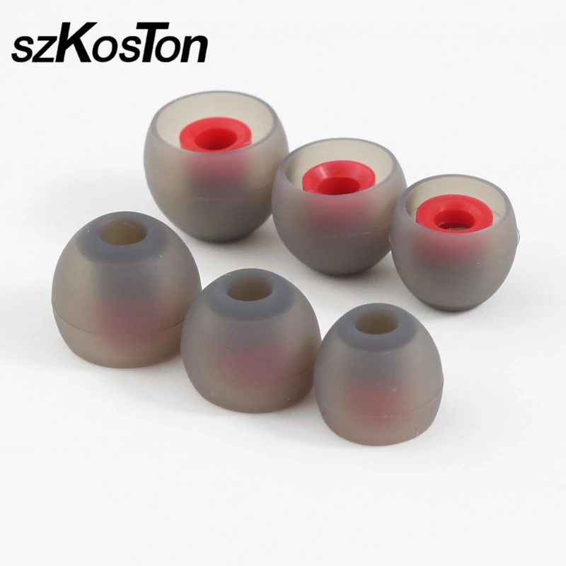 3 Pairs(6pcs)Headphones Earbud In Ear Tips Earbuds Headphone Silicone Ear tips Ear Sleeve L M S