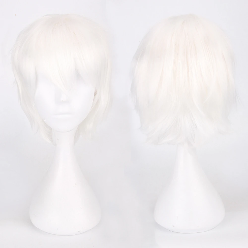 Cosplay&ware Fashion Short Cosplay Wig Men Heat Resistant Synthetic Hair Halloween Costume Party Wigs & Free Cap -Zentai shop online HTB1PaSRavfsK1RjSszbq6AqBXXaX.jpg