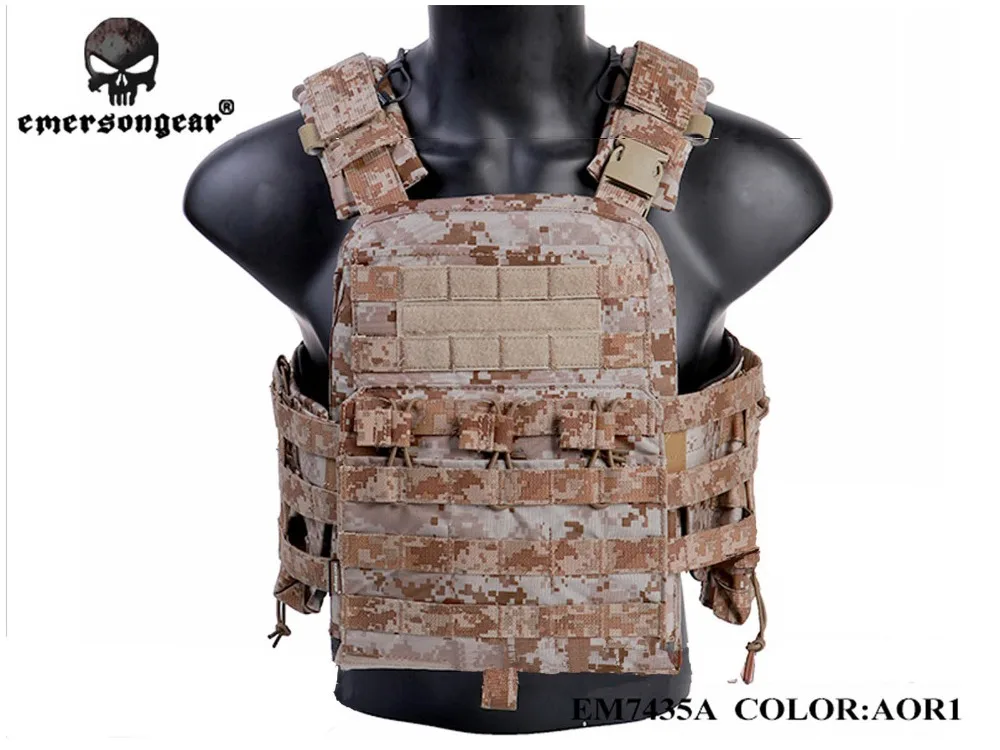 Hunting Tactical Vest Airsoft Combat EMERSON CP Style Cherry Plate Carrier Tactical VEST NCPC Genuine EM7435 MultiCam HLD