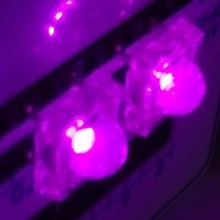 1000 шт. х 5 мм квадратный УФ светодиодный Пиранья фиолетовый прозрачный Круглый супер поток светодиодный светильник с излучающими диодными лампами прозрачная лампа