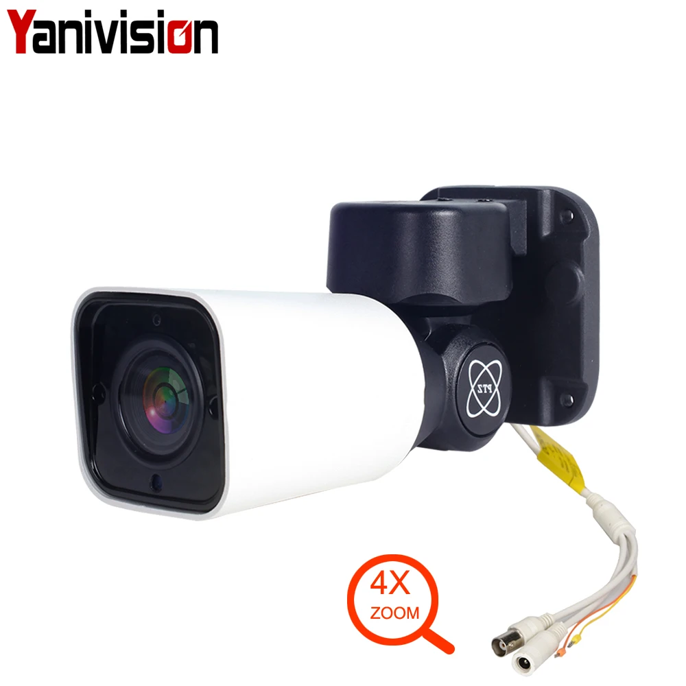 

1080P AHD Bullet PTZ Camera 4X Zoom Full HD 2MP IMX323 Pan Tilt Rotate IP66 waterproof IR 50M AHD CVI TVI Analog CVBS 4in1 UTC