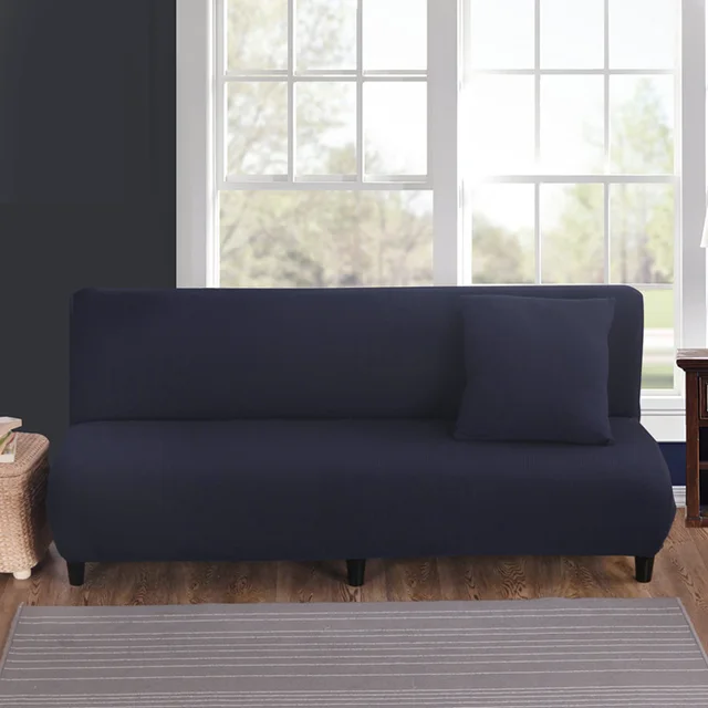 hussen fur sofa blau, online shop navy blue solid color sofa bed covers universal stretch, Design ideen
