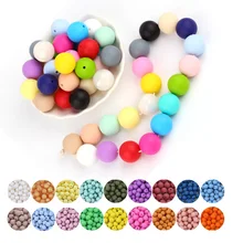 TYRY.HU – perles de Dentition en Silicone pour bébé, 1000 pièces/lot, Clips de sucette à mâcher 15mm, perles de qualité alimentaire sans BPA