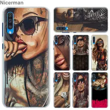 Чехлы для телефона с сексуальным рукавом и татуировкой для Samsung Galaxy A30 A50 A70 A80 A6 A8+ A7 A9 M10 M30 PC жесткий чехол